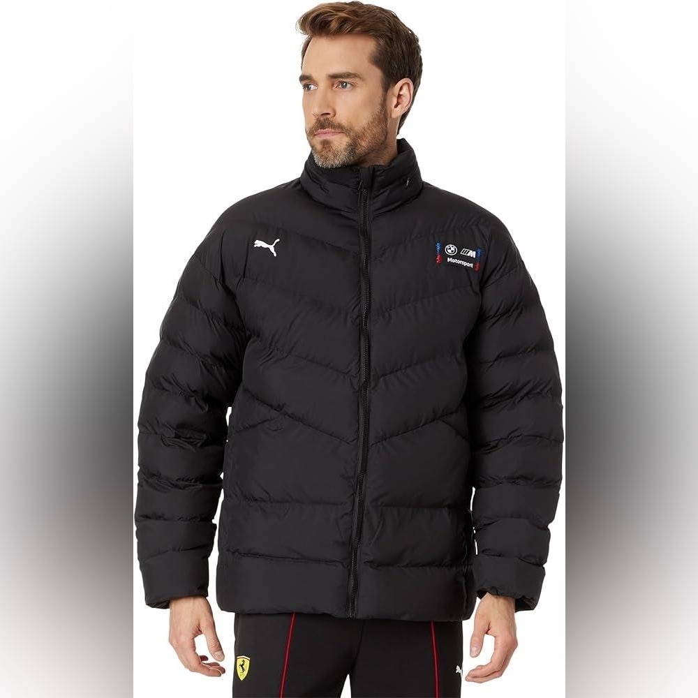 Puma bmw racing F1 nascar Daytona puffer down winter fall jacket coat parka